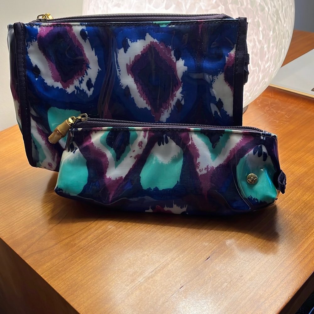 Stephanie Johnson Medium Cosmetic Case with pencil case! Get this set!